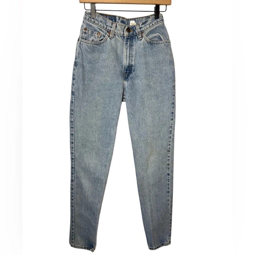 VTG Levi's 512 Jeans (1996) Womens Slim Fit Original Tapered Leg High Rise Sz 7L